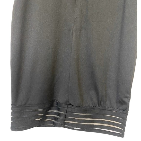 Unbranded Women’s Off Shoulder Sheer Black Dress - Picture 6 of 7